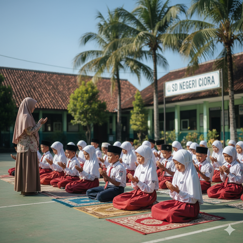 SD Negeri Ciora Gelar Peringatan Isra Mikraj 1446 H, Kuatkan Iman dan Karakter Siswa